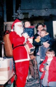 12-1998 : Le Père Noël au local.