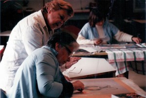 1999 : Atelier de dessin.